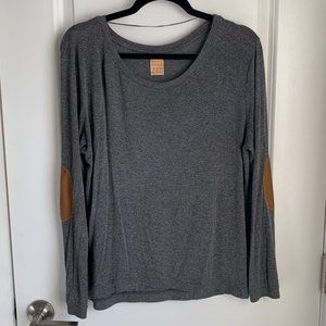 ZARA Trafaluc Elbow Patch Sweater Top